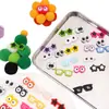 Parches Oculares de Muñeca de Dibujos Animados Acrílicos Transfronterizos, Accesorios Creativos de Bricolaje para Niños, Accesorios Decorativos de Resina