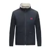 Nueva chaqueta polar 2023 para hombre, talla grande, forrada de polar gruesa, para hombre, para exteriores, cálida, casual, top, ropa para hombre