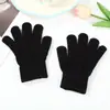 Luvas de Tricô Quentes de Outono e Inverno para Crianças, Luvas Sem Dedos Simples e Modernas, Luvas Quentes Diárias à Prova de Frio para Bebês Venda por Atacado