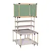 Mesa de Empaque para Comercio Electrónico, Mesa de Empaque Express Hecha a Medida, Escritorio de Empaque, Banco de Trabajo con Tubería Lean para Envío en Almacén, Mesa de Operación de Fábrica