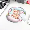 Fábrica Fonte Mouse Pad de Silicone para Pulso 3D Criativo Publicidade Mouse Pad Suporte para Pulso Apoio de Mão Atacado Transferência de Imagem