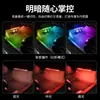 Luz Ambiental para Coche, Luz LED para Espacio para los Pies dentro del Coche Sin Modificación, Luz de Ritmo Musical Controlada por Voz, Luz de Atmósfera Colorida Montada en Coche USB