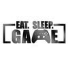 JM854 cross-border EAT SLEEP adesivos de espelho tridimensional jogo punho de decoração de quarto de crianças acrílico adesivos de parede autoadesivos
