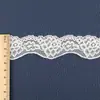 Renda Elástica de Nylon Renda Branca Têxtil Lar Roupa Infantil Acessórios de Renda Fábrica Estoque Pronto