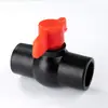 Tubería y Conexiones de PE Pulgada 1/2 Pulgada 3/4 Pulgada Tipo Socket Válvula de Bola Totalmente Plástica 110 63 32 25 Válvula de Bola Válvula de Interruptor de Agua Accesorios