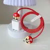 Cubierta Protectora para Cable de Datos para Cargador Apple de 20W, Dibujos Animados, a Prueba de Roturas para Cable de Carga de Teléfono Móvil