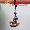 Llavero Caballo Mecedora de Sándalo Yiming Xianyuan Madera Arcoíris Creativa Año del Caballo del Zodiaco Colgante para Cadena de Teléfono Encanto para Bolso