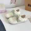 Novos Mocassins Casuais Branco e Azul para Mulheres, Tênis Blueberry Cheesecake, Sapatos Doces Be-6952
