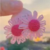 Brincos de Prata com Flores e Franjas Estilo Super Fada para Primavera e Verão, Versáteis e Estilosos, Brincos Doces e de Alto Padrão