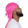 Amazon Cross-Border Curag Durag Lenço de Cabeça Hip-Hop Chapéu de Pirata Cauda Longa Tira para Lenço de Cabeça Lenço de Cabeça com Cadarço