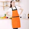 Avental com Gola Halter Ajustável com Impressão Publicitária para Cozinha, Restaurante, Culinária, Fast Food, Uniforme de Hotel Venda por Atacado Sem Mangas