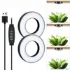 Lámpara LED para Crecimiento de Plantas Soporte para Flores Pared de Plantas Verdes Maceta Suculenta Flor Espectro Completo Techo Relleno de Luz para Plantas Fábrica