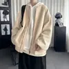 Chaqueta de béisbol pesada de punto gofre estilo japonés vintage para hombres y mujeres, chaqueta versátil casual de marca de moda para primavera y otoño, para parejas