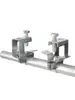 Abrazadera de clip para fijación de tubería de estructura de acero abrazadera para viga I KBG abrazadera para viga de acero abrazadera para tubería galvanizada abrazadera colgante para fijación de conducto de alambre