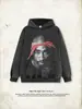 Camiseta de Manga Curta com Estampa 2PAC Tupac Europeia e Americana Streetwear Americano Marca Tendência Solta Oversize Unissex Atacado