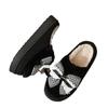 Zapatos de casa gruesos y cálidos para parejas, felpa de alta calidad, lana, algodón, pantuflas de algodón para otoño e invierno, venta al por mayor