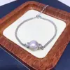 Pulsera Seiko Aurora Arrugada Redonda Barroca de Perla de Agua Dulce Natural Cadena de Coliflor Ajustable Pulsera de Perla Venta al por Mayor