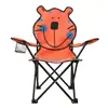 Silla de Respaldo de Dibujos Animados Creativa Silla Infantil con Reposabrazos Tela Oxford Estable Hogar Exterior Silla Plegable de Dibujos Animados para Bebé