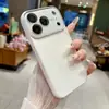 Funda de verano de color sólido con ventana grande instantánea, adecuada para Apple 17 Pro Max, iPhone 18 Pro, cobertura total para 16/15