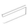 Estante de cocina multifuncional para encimera, barra horizontal sin costuras ni perforaciones, almacenamiento de toallas y trapos, escurridor, estante para trapos perezosos