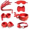 Conjunto sexy de felpa y cuero de 7 piezas para adultos transfronterizo primario sm conjunto de 7 piezas juguete alternativo de entrenamiento aparato