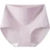 Ropa Interior de Algodón Puro para Mujer, Jacquard de Algodón Puro 10A Entrepierna Cintura Alta Control de Abdomen Tallas Grandes Shorts Sueltos para Mujer