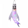 Decoración de Fantasma de Tormenta de Halloween Props para Diseño de Sitio Fantasma Demonio Fantasma Colgante Luminoso Colgante para Exteriores Luz LED