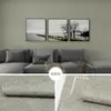 Papel tapiz de lino no autoadhesivo, revestimiento de pared completo sin costuras de color sólido para dormitorio y sala de estar, área grande, minimalista moderno, engrosado