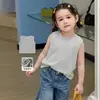 Ropa para Niños Weimu Chaleco Delgado de Verano para Niñas Ropa Infantil Casual Elegante Transpirable Clase A Top sin Mangas para Bebés Niñas
