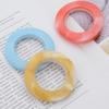 Hebilla de Anillo para Cortina de Imitación Jade 720 Anillo Perforado para Barra Romana, Accesorios Lavables y que No se Desvanecen, Venta Directa del Fabricante, Moderno y Sencillo