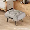 Banquillo para cambiar zapatos en la entrada del hogar con cojín suave, Reposapiés moderno, Mesa de centro de lujo ligero, Taburete bajo, Sofá, Entrada de la sala de estar, Asiento suave simple