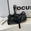 Bolsa de Viaje Corta de Moda para Mujer Bolsa Deportiva Impermeable de Tela Oxford Bolsa de Hombro Cruzada de Gran Capacidad Bolsa Cilíndrica Casual
