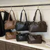 Bolsa Tote Maillard de Alta Calidad para Mujer 2025 Otoño Nueva Retro Casual Gran Capacidad Hombro Cruzada
