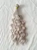 Peluca de Muñeca de Algodón 25cm Cabello Ondulado de Seda Suave con Degradado de Onda de Agua para Muñecas Bjd