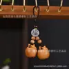 Regalos Navideños Transfronterizos Más Vendidos, Mangos de Manzana de Madera de Ciprés, Regalos de Frutas, Pequeños Adornos de Escritorio