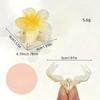 Presilha de Frangipani Colorida Doce de 4cm Venda Quente Transfronteiriça Acessório de Cabelo Doce Acessório de Cabeça Feminino Flor Acessórios de Cabelo Presilha de Cabelo Placa Atacado