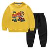 2023 Primavera y otoño nueva ropa infantil transfronteriza suéter para niños pantalones de dibujos animados conjunto de dos piezas bebé algodón traje de manga larga