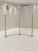 Estante de Exhibición para Tienda de Ropa Acero Inoxidable Tienda de Ropa para Mujer Estante Nuevo Color de Tronco Antiguo De Piso a Piso Colgador Nakajima