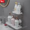 Estante de almacenamiento para baño, lavabo, estante de pared para baño, estante de almacenamiento para cosméticos, estante de almacenamiento para cocina sin perforaciones
