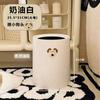 Cubo de basura sencillo de estilo nórdico para el hogar, sala de estar, baño, cocina, sin tapa, grande, creativo, dormitorio y oficina