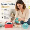 O Dispensador de Comida para Gatos Fofo KineShineX é uma ferramenta conveniente para espremer sachês de comida úmida, dispensando suavemente cada porção para reduzir o desperdício.