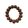 Pulsera de patrón de placa para hombre y mujer Donkey Kong bodhi Nepal cuentas de Buda pulsera de semilla de bodhi llena de carne círculo único juego de texto
