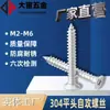 Tornillos Autorroscantes Avellanados Estándar Nacional Gb846, Tornillos Autorroscantes Universales de Alta Resistencia con Cabeza Phillips para Muebles, Electrodomésticos, Puertas y Ventanas