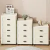 Gabinete de Almacenamiento Tipo Cajón para Snacks, Bebidas, Juguetes Infantiles en la Sala de Estar, Almacenamiento de Ropa en el Dormitorio, Mesa de Noche Sencilla