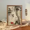 Marco de fotos de madera maciza A4 para colgar en la pared, marco para pintura al óleo A3, marco de fotos 8K, montaje de marco vacío, enmarcado de rompecabezas, exhibición de mesa para caligrafía