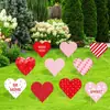 Sinais de Jardim para o Dia dos Namorados da Amazon Placas para Festa de Aniversário de Casal Decorações de Jardim para o Dia dos Namorados