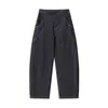 Nanxia Disguise 2022 Otoño Unisex Color Sólido Básico Rectos Lavados Jeans Tendencia Japonesa Retro Juvenil Pantalones Largos