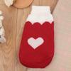 Ropa para gatos, suéter informal con solapa multicolor para mascotas, suéter de punto para perros, ropa cálida para perros pequeños y medianos