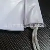 Suministro Directo del Fabricante en Cangnan, Wenzhou, Zhejiang: Bolsa de PVC con cordón, textura blanco lechoso, Bolsa de PVC con cierre de cordón