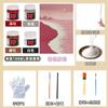 Kit de pintura con textura acrílica de arena de cuarzo, material de bricolaje, pintura decorativa, pintura al óleo digital, pigmento pintado a mano, conjunto completo